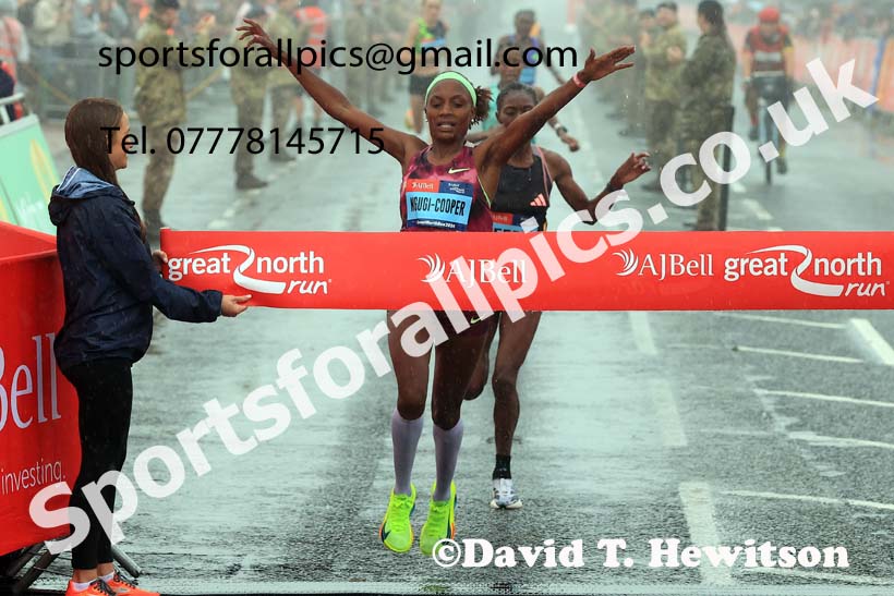 Women, 2024 AJ Bell Great North Run.  Photo: David T. Hewitson/Sports for All Pics
